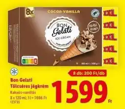 Lidl BON GELATI Tölcséres jégkrém ajánlat
