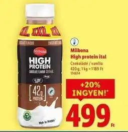 Lidl MILBONA High Protein ital ajánlat