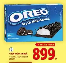 Lidl Oreo tejes snack ajánlat