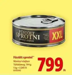 Lidl Füstölt sprotni ajánlat
