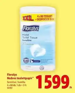 Lidl FLORALYS Nedves toalettpapír ajánlat