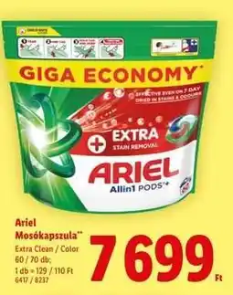 Lidl ARIEL Mosókapszula ajánlat