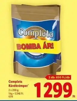 Lidl COMPLETA Kávékrémpor ajánlat