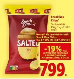 Lidl SNACK DAY Chips ajánlat