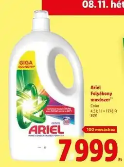 Lidl ARIEL Folyékony mosószer ajánlat