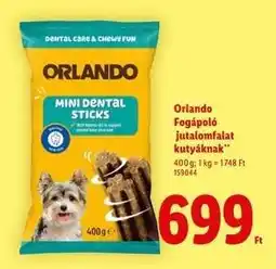 Lidl ORLANDO Fogápoló jutalomfalat kutyáknak ajánlat