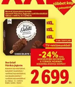 Lidl BON GELATI Pálcikás jégkrém ajánlat