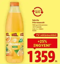 Lidl SOLEVITA Friss narancslé ajánlat