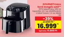 Spar GOURMETmaxx forró levegős sütő ajánlat