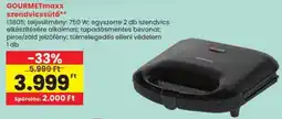 Spar GOURMETmaxx szendvicssütő ajánlat