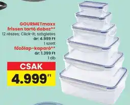 Spar GOURMETmaxx frissen tartó doboz ajánlat
