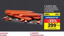 Interspar S-Budget főző cserkészkolbász ajánlat