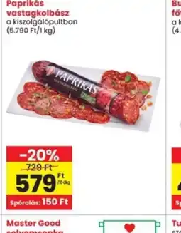 Paprikás vastagkolbász