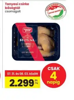 Interspar Tanyasi csirke bőségtál ajánlat
