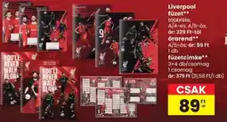 Spar Liverpool füzet ajánlat