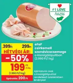 Spar eFeF csirkemell szendvicscsemege ajánlat
