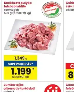 Interspar Kockázott pulyka felsőcombfilé ajánlat