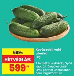 Spar Kovászolni való uborka ajánlat