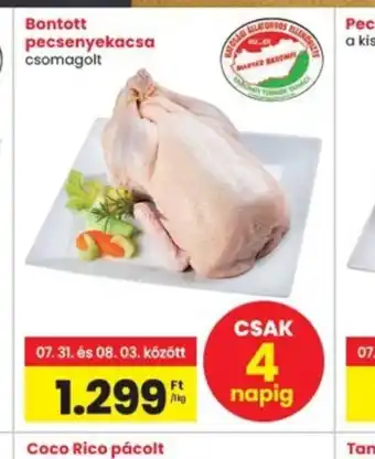 Interspar Bontott pecsenyekacsa ajánlat