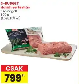 Spar Market S-BUDGET darált sertéshús ajánlat