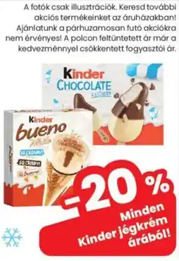 Spar Market Kinder jégkrém ajánlat