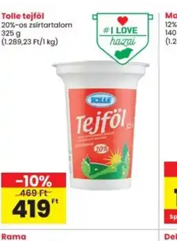 Interspar Tolle tejföl ajánlat