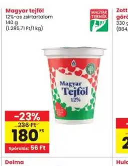 Interspar Magyar tejföl ajánlat