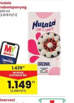 Interspar Hulala habalapanyag ajánlat
