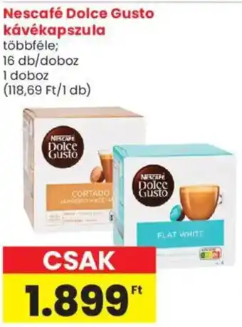 Spar Market Nescafé Dolce Gusto kávékapszula ajánlat