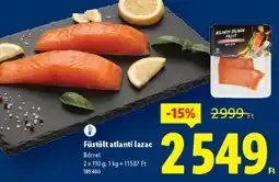 Lidl Füstölt atlanti lazac ajánlat