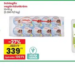 Interspar Schlagfix vegán kövékrém ajánlat