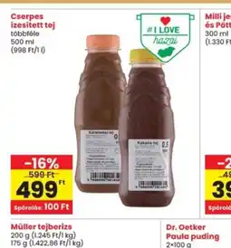 Interspar Cserpes ízesített tej ajánlat