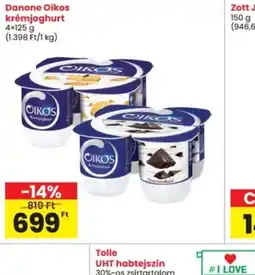 Interspar Danone Oikos krémjoghurt ajánlat