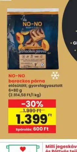 Interspar NO-NO barackos párna ajánlat