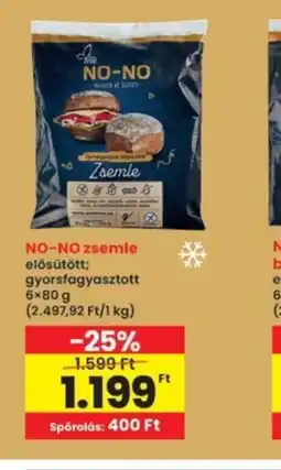 Interspar No-No Zsemle ajánlat