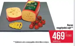 Coop Baron nagylyukú sajt ajánlat