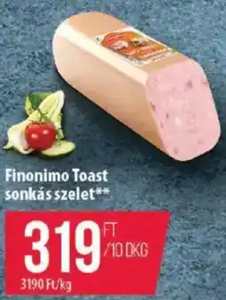 Coop Finonimo Toast sonkás szelet ajánlat