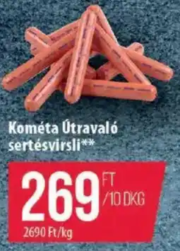 Coop Kometa Útravaló sertésvirsli ajánlat