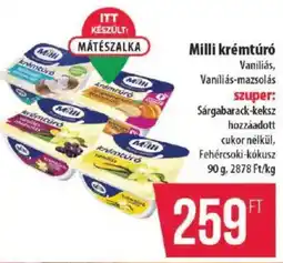 Coop Milli krémtúró ajánlat