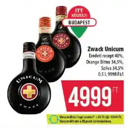 Coop Zwack Unicum ajánlat