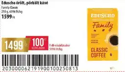 Coop Eduscho őrölt, pörkölt kávé ajánlat