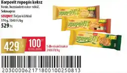 Coop Korpovit ropogós keksz ajánlat