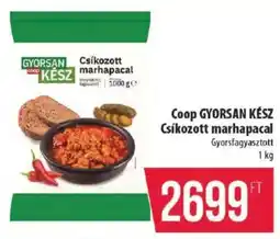 Coop Coop GYORSAN KÉSZ Csíkozott marhapacal ajánlat