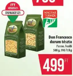 Coop Don Francesco durum tészta ajánlat