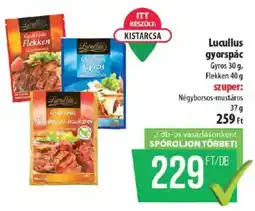 Coop Lucullus gyorspác ajánlat