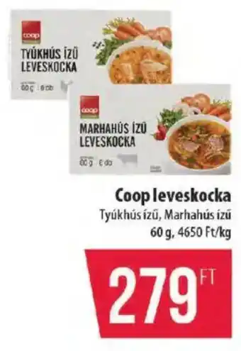 Coop Coop leveskocka ajánlat