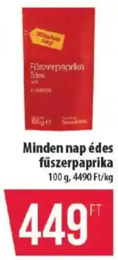 Coop Minden nap édes fűszerpaprika ajánlat