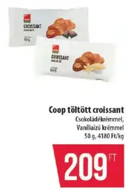 Coop Coop töltött croissant ajánlat