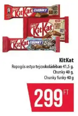 Coop KitKat Ropogós ostya tejcsokoládéban ajánlat