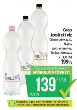 Coop Coop ízesített víz ajánlat